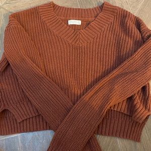 cropped bitter sweater, good condition, size xs